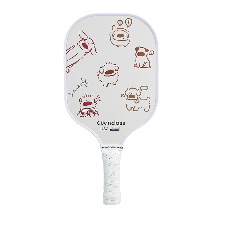 Glass Fiber Pickleball Paddle White Edge G6016
